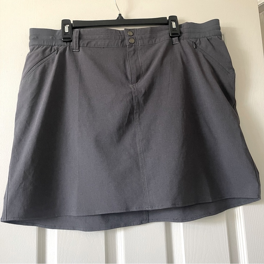 KUHL Stratus Skort Shorts Women Pmus Size 18W Casual Outdoors Lightweight Gray - Picture 3 of 15